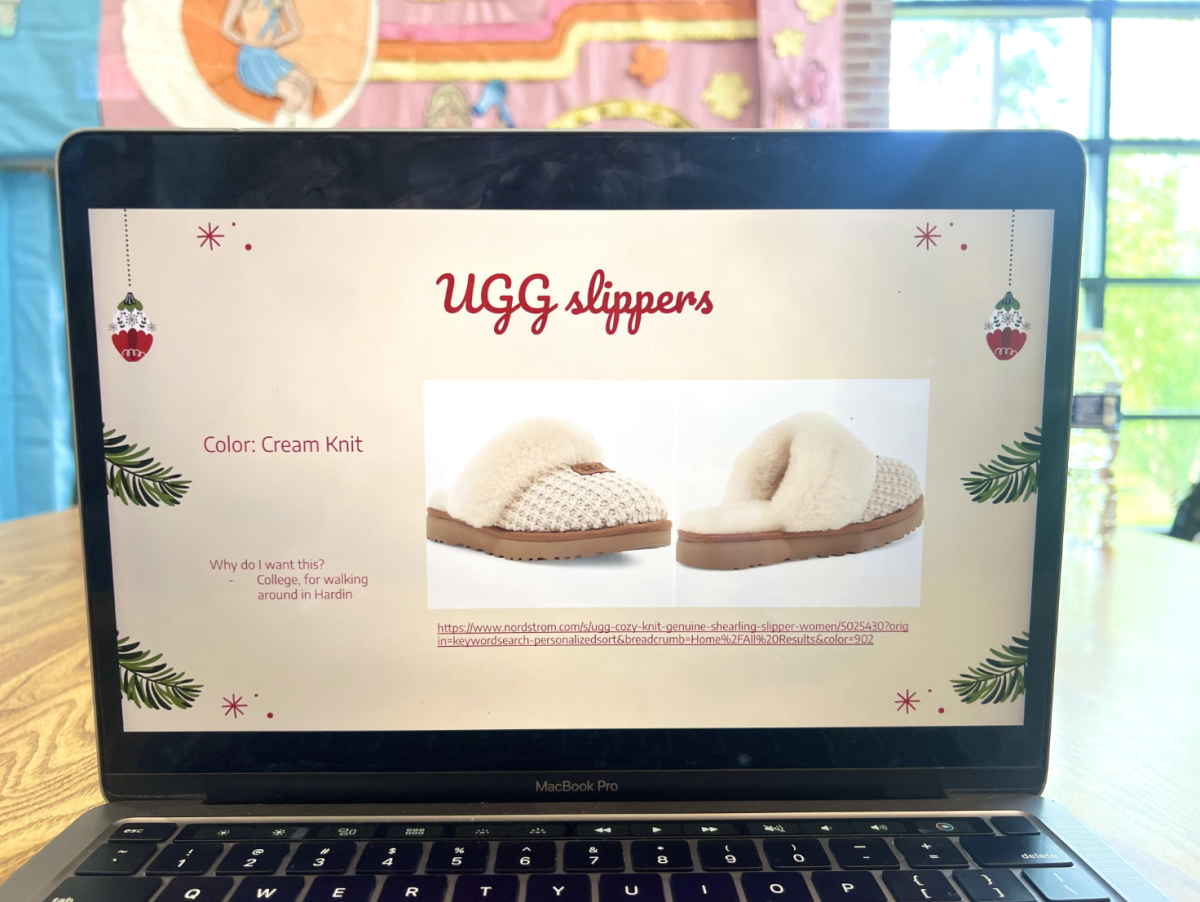 An example of a google Christmas slide.